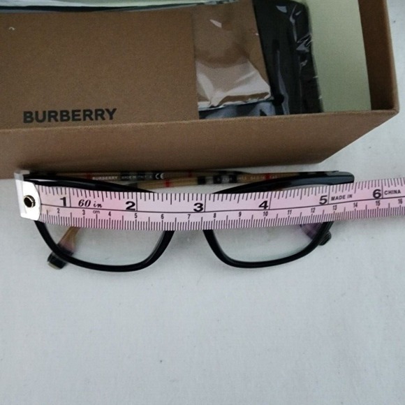 NEW Burberry Eyeglasses Frames Black Designer Glasses Authentic - Picture 11 of 13